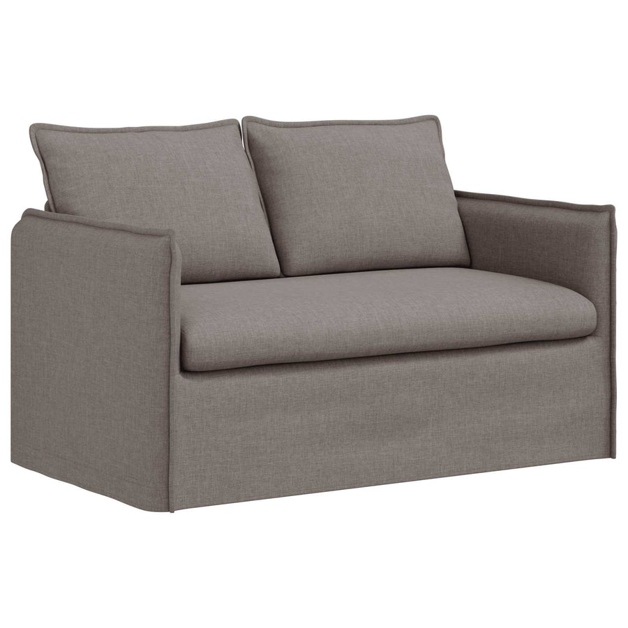 Bank 120cm 2 pcs Taupe Metaal