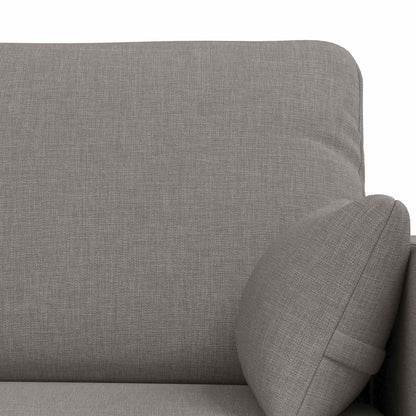 Bank 2 pcs Taupe Metaal