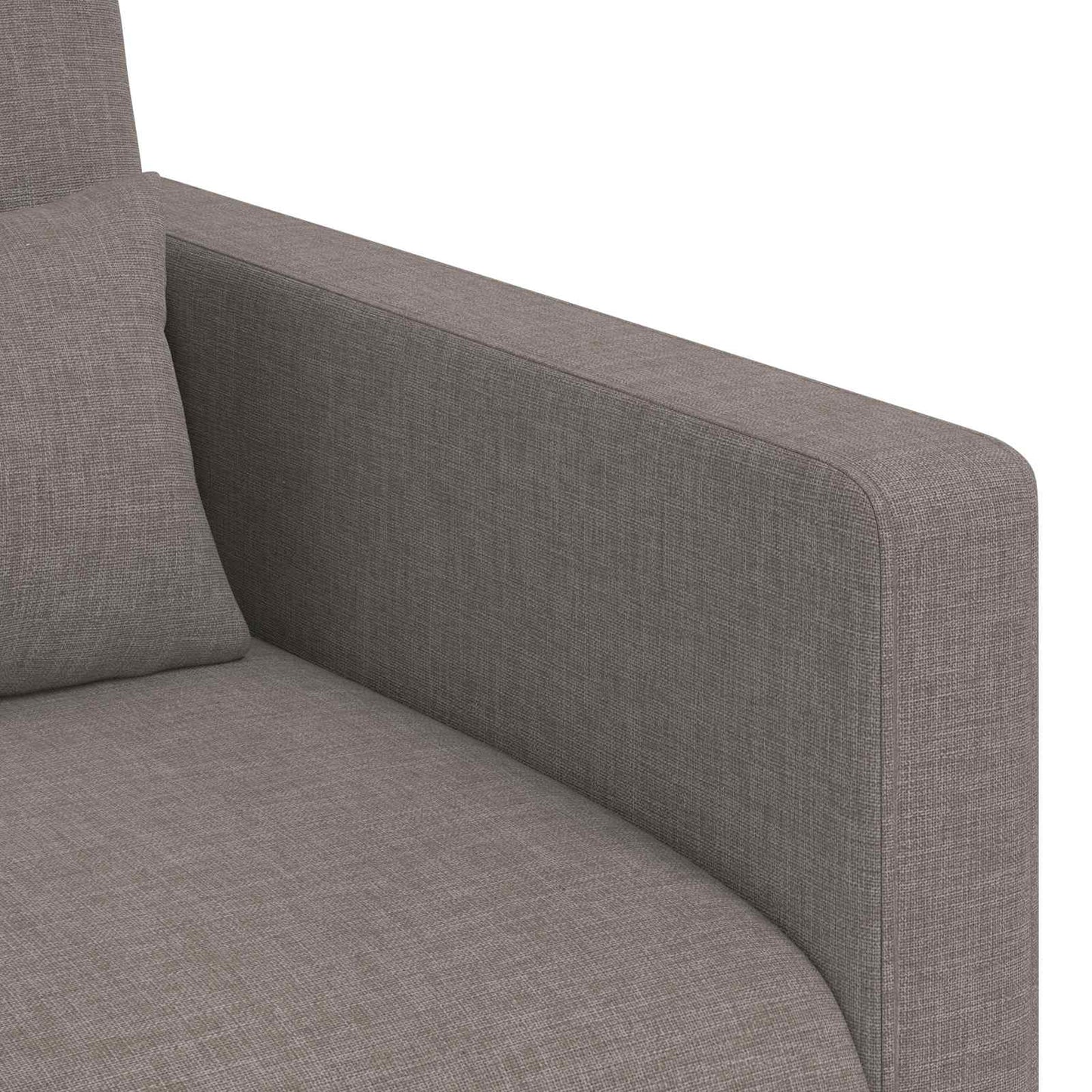 Bank 2 pcs Taupe Metaal