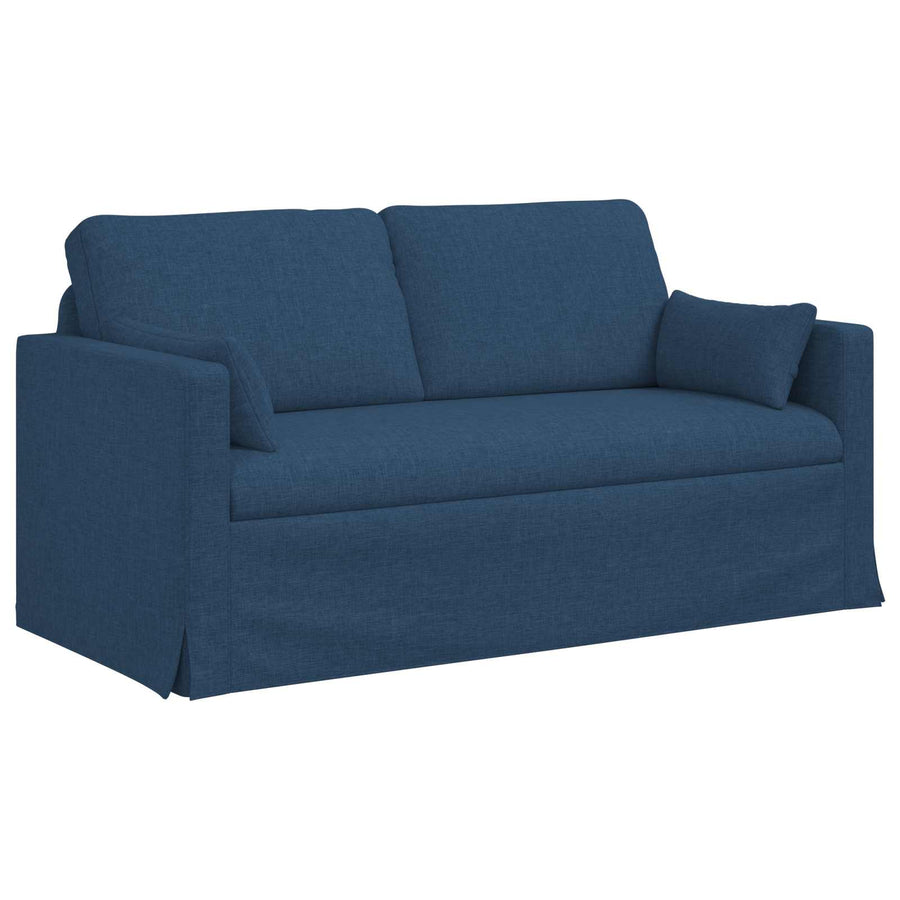 Bank 2 pcs Blauw Metaal
