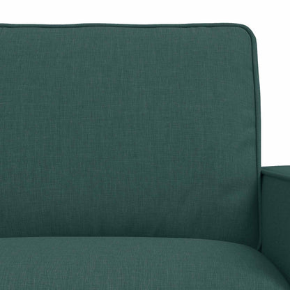 Bank 2 pcs Donkergroen Metaal
