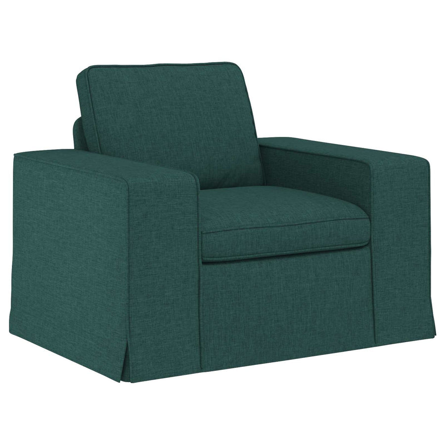 Bank 2 pcs Donkergroen Metaal