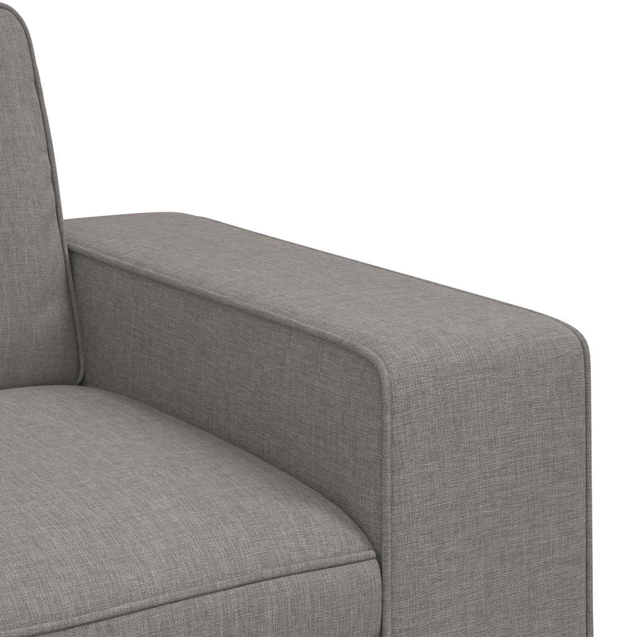 Bank 2 pcs Taupe Metaal