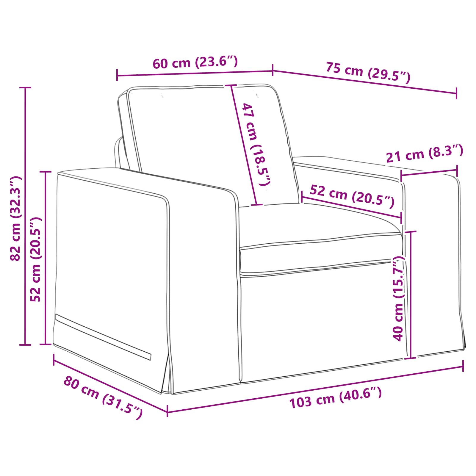 Bank 2 pcs Taupe Metaal