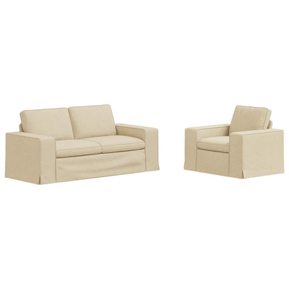 Bank 2 pcs Crème