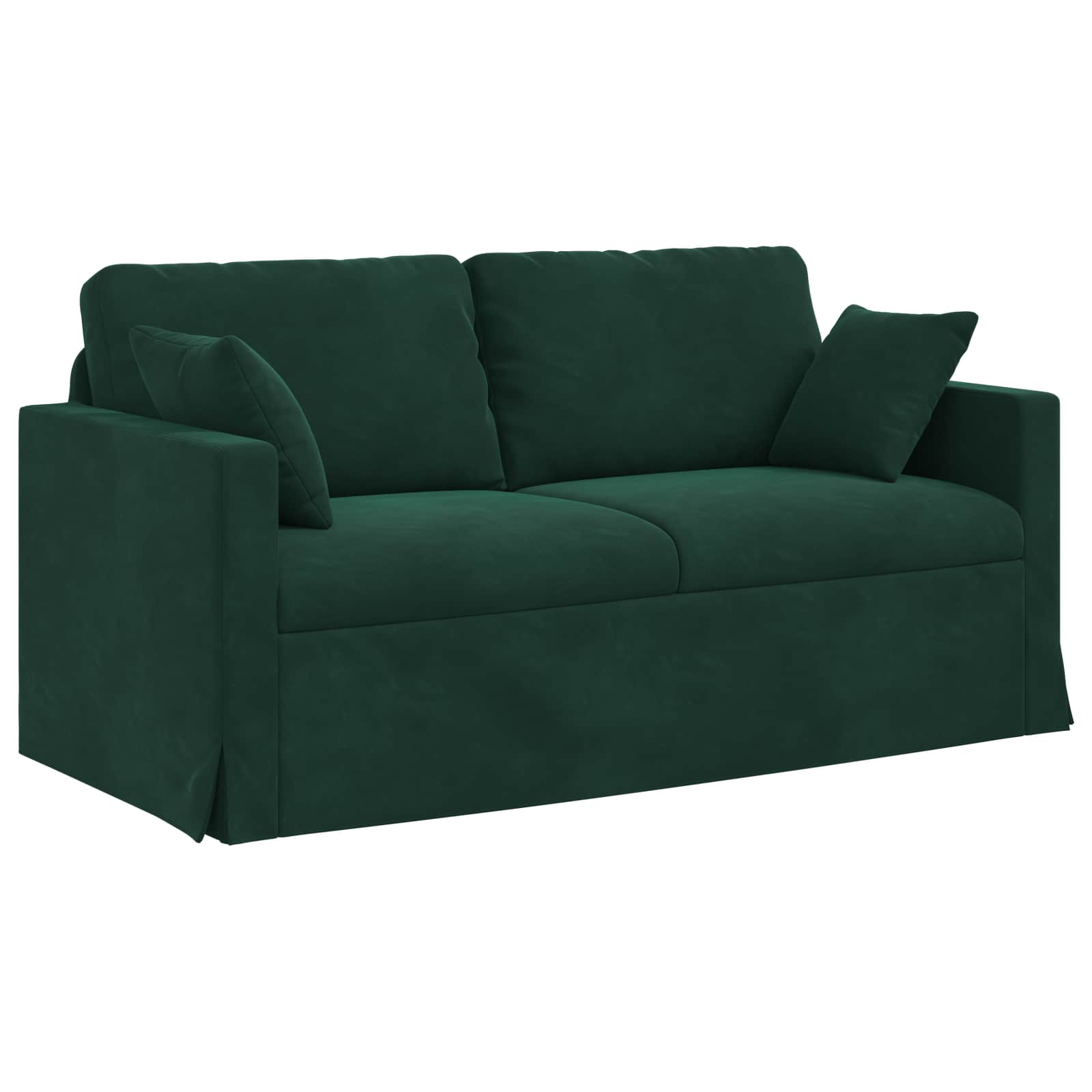 Bank 2 pcs Donkergroen