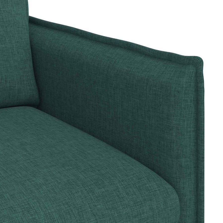 Bank 2 pcs Donkergroen Metaal