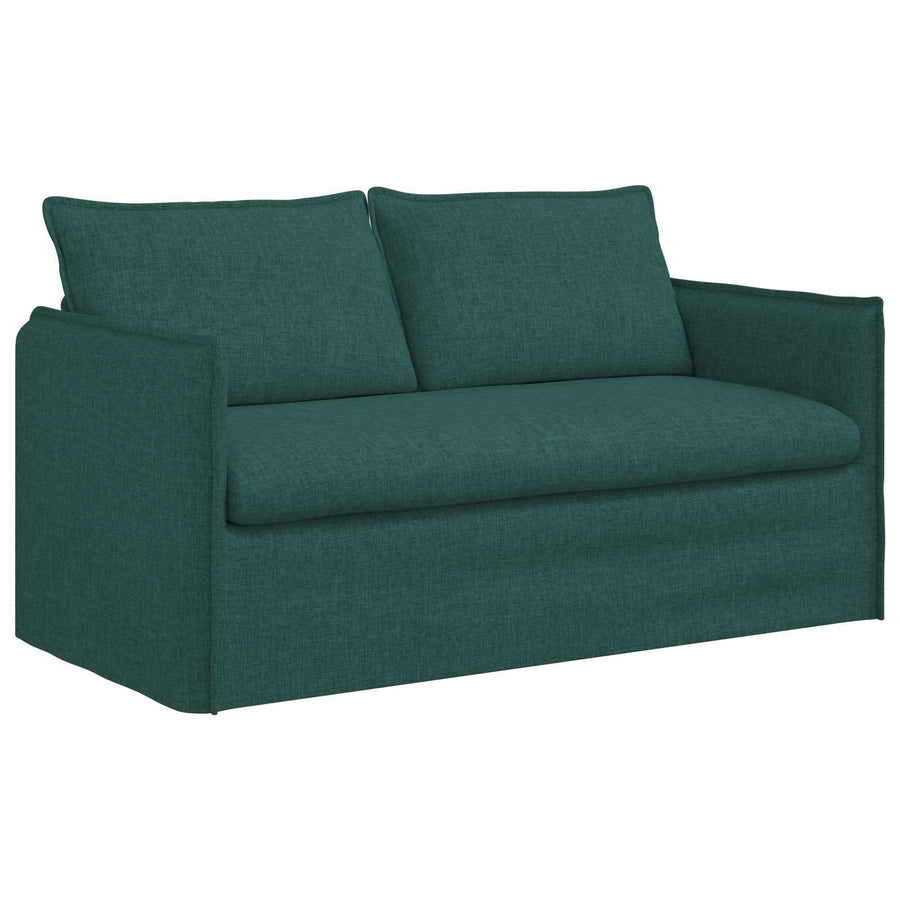 Bank 2 pcs Donkergroen Metaal