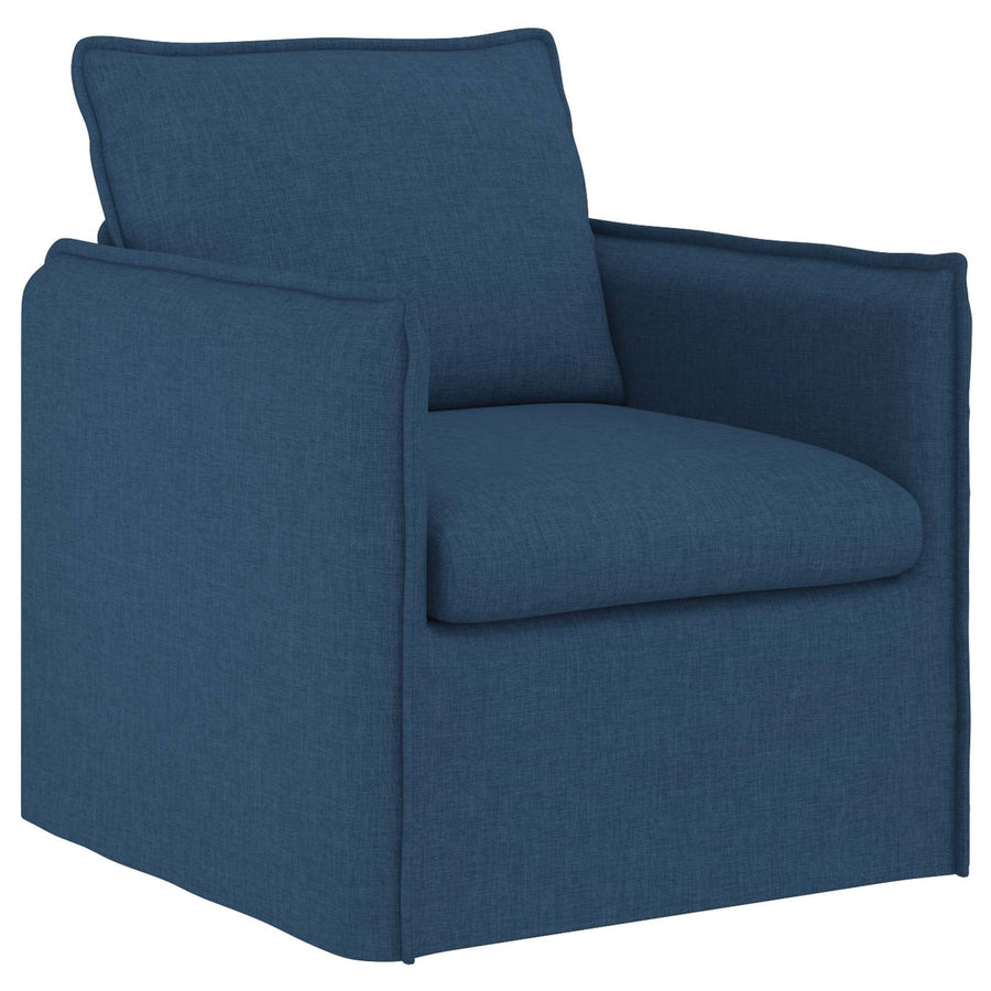 Bank 140cm 2 pcs Blauw Metaal