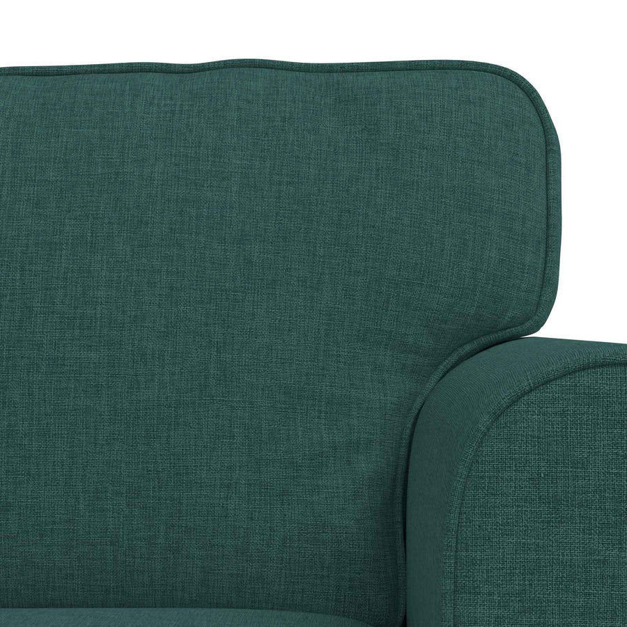 Bank 2 pcs Donkergroen Metaal