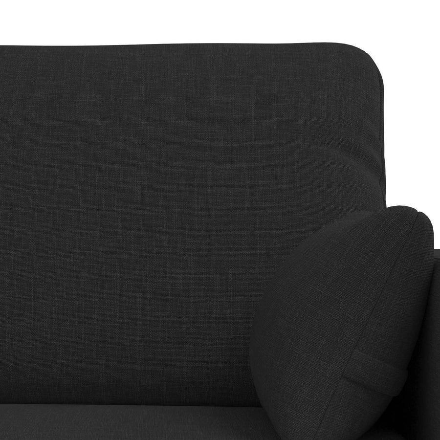 Bank 2 pcs Zwart Metaal
