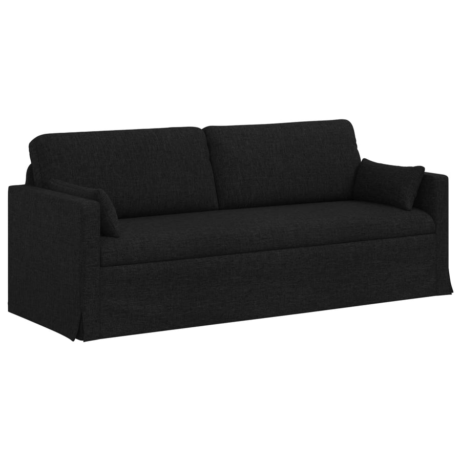 Bank 2 pcs Zwart Metaal