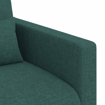 Bank 2 pcs Donkergroen Metaal