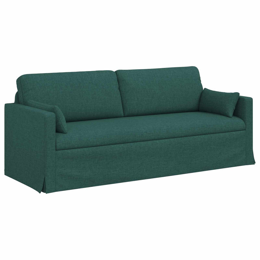 Bank 2 pcs Donkergroen Metaal