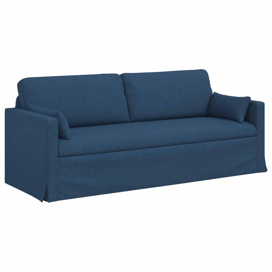 Bank 2 pcs Blauw Metaal