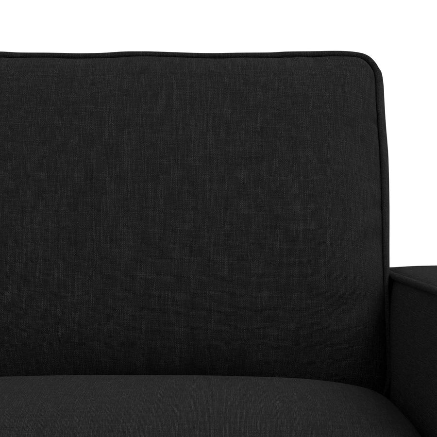 Bank 2 pcs Zwart Metaal