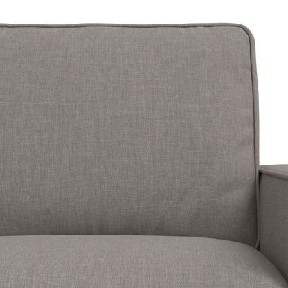 Bank 2 pcs Taupe Metaal