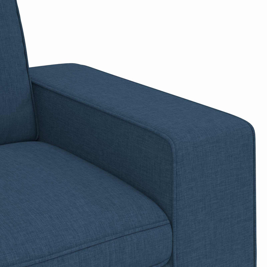 Bank 2 pcs Blauw Metaal