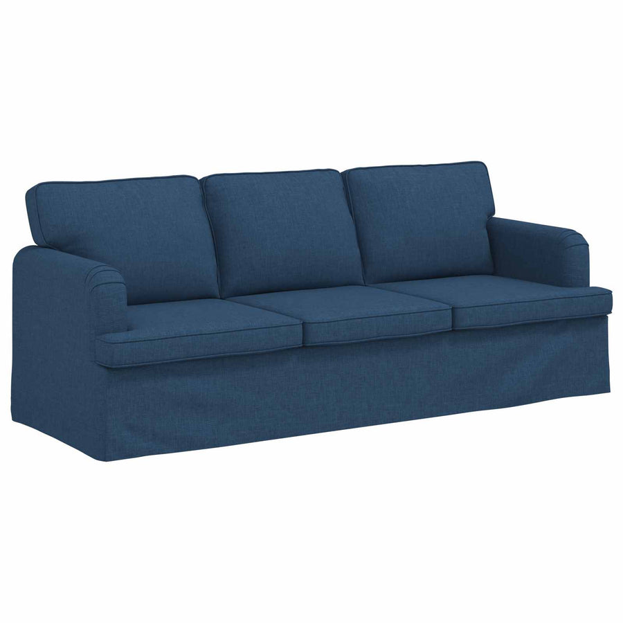Bank 2 pcs Blauw Metaal