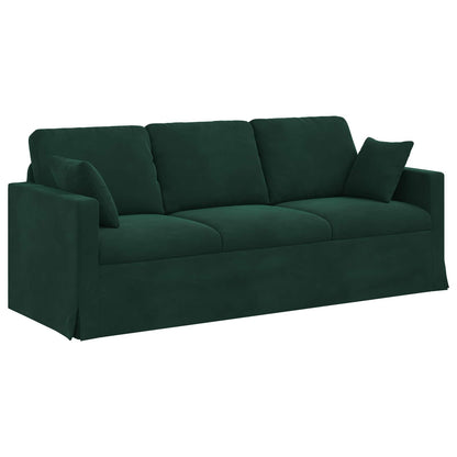 Bank 2 pcs Donkergroen