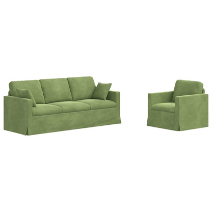 Bank 2 pcs Lichtgroen