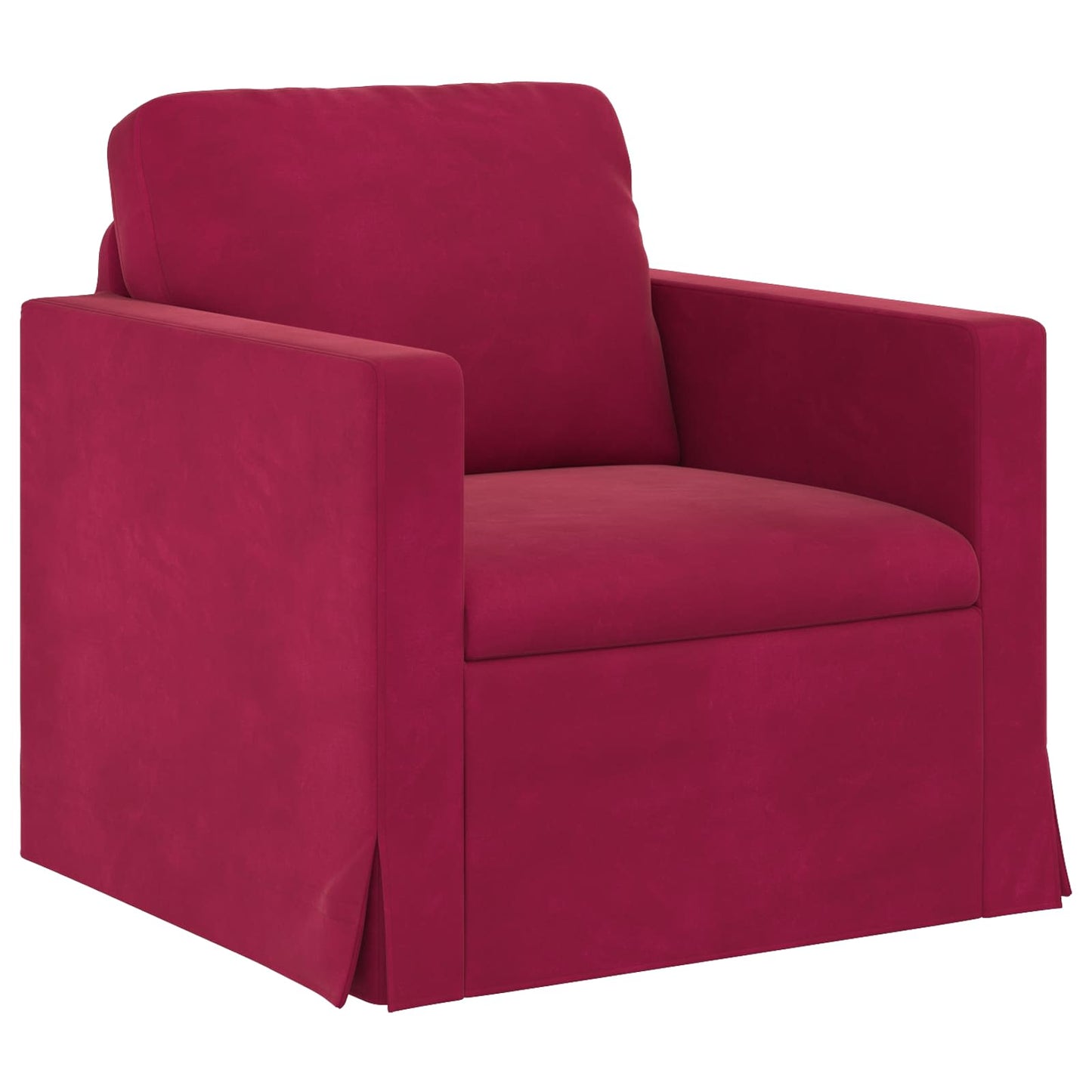 Bank 2 pcs Wijnrood