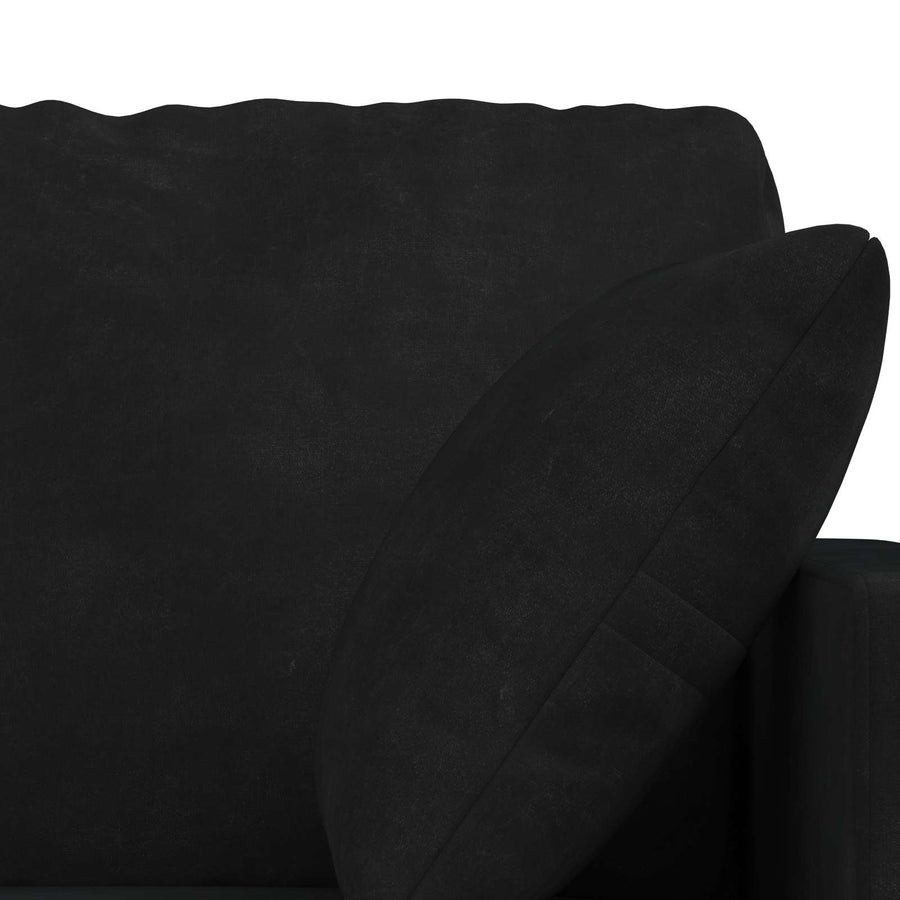 Bank 2 pcs Zwart