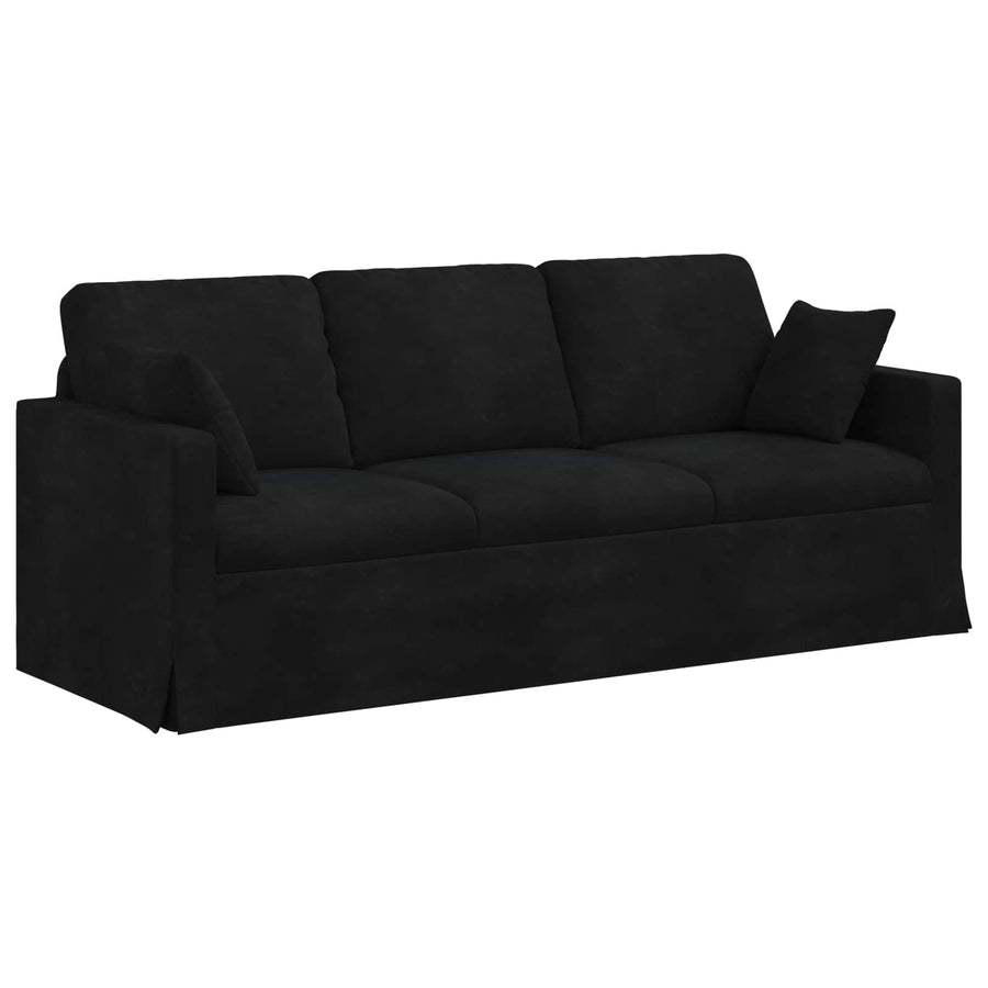 Bank 2 pcs Zwart