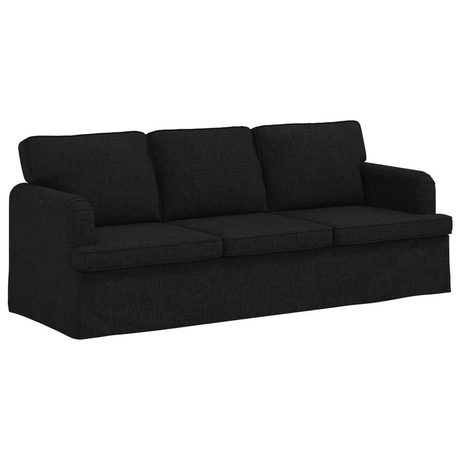 Bank 2 pcs Zwart Metaal