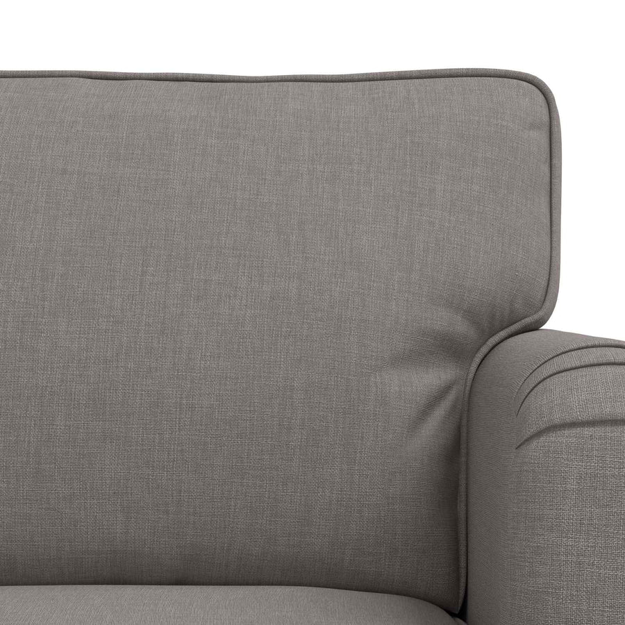 Bank 2 pcs Taupe Metaal