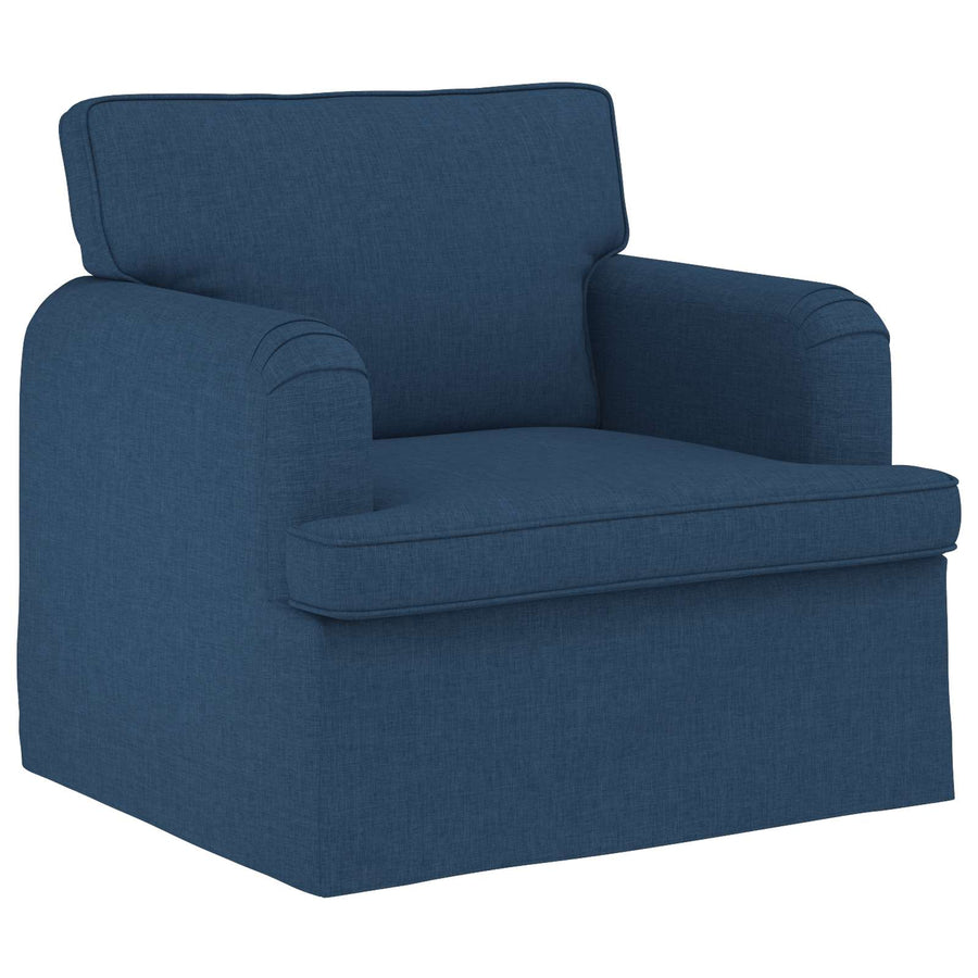 Bank 2 pcs Blauw Metaal