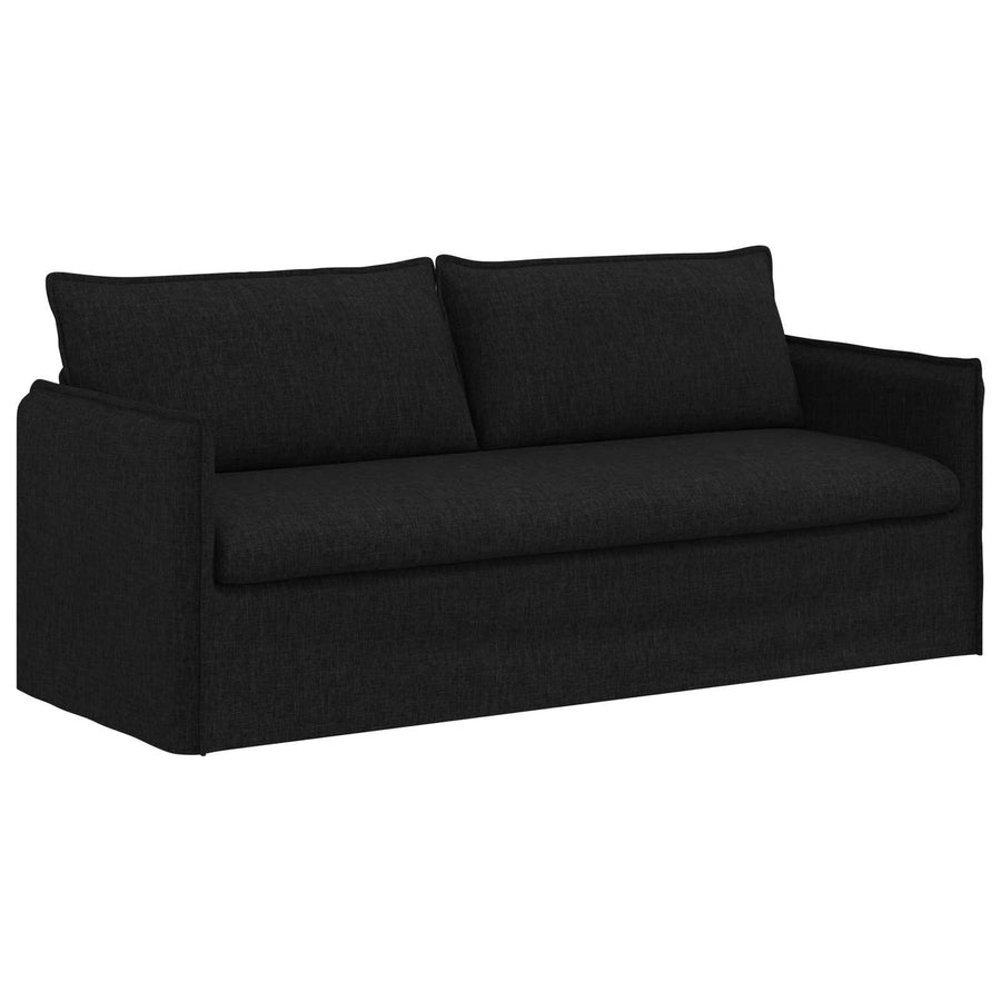Bank 180cm 2 pcs Zwart Metaal