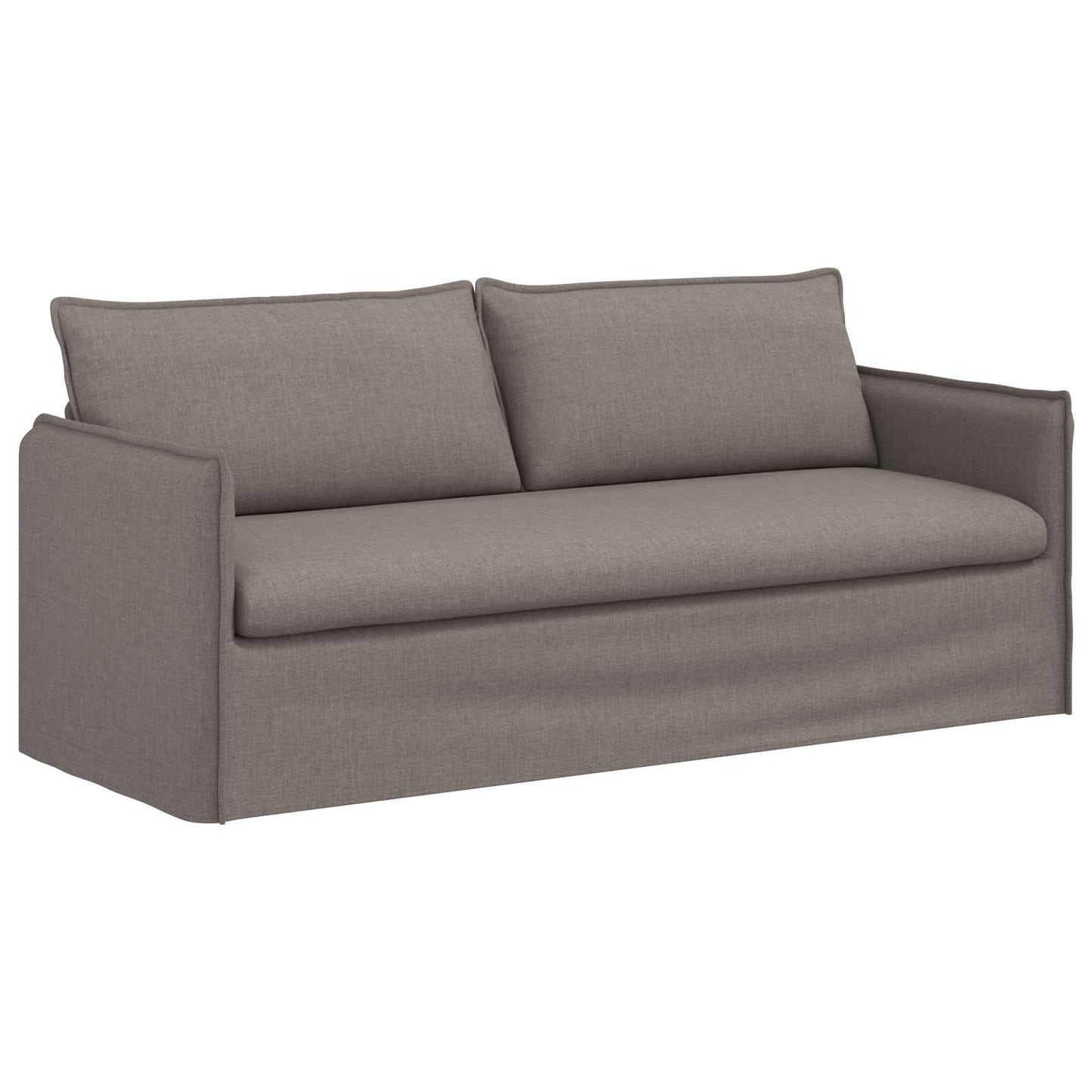 Bank 2 pcs Taupe Metaal