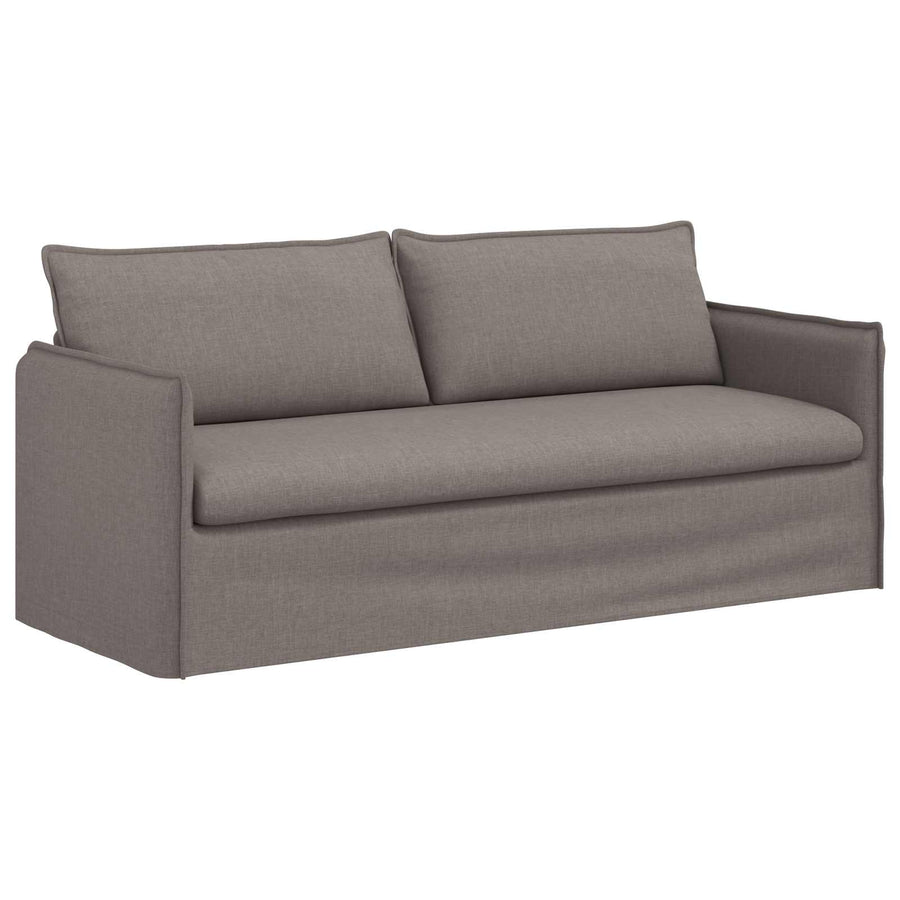 Bank 2 pcs Taupe Metaal