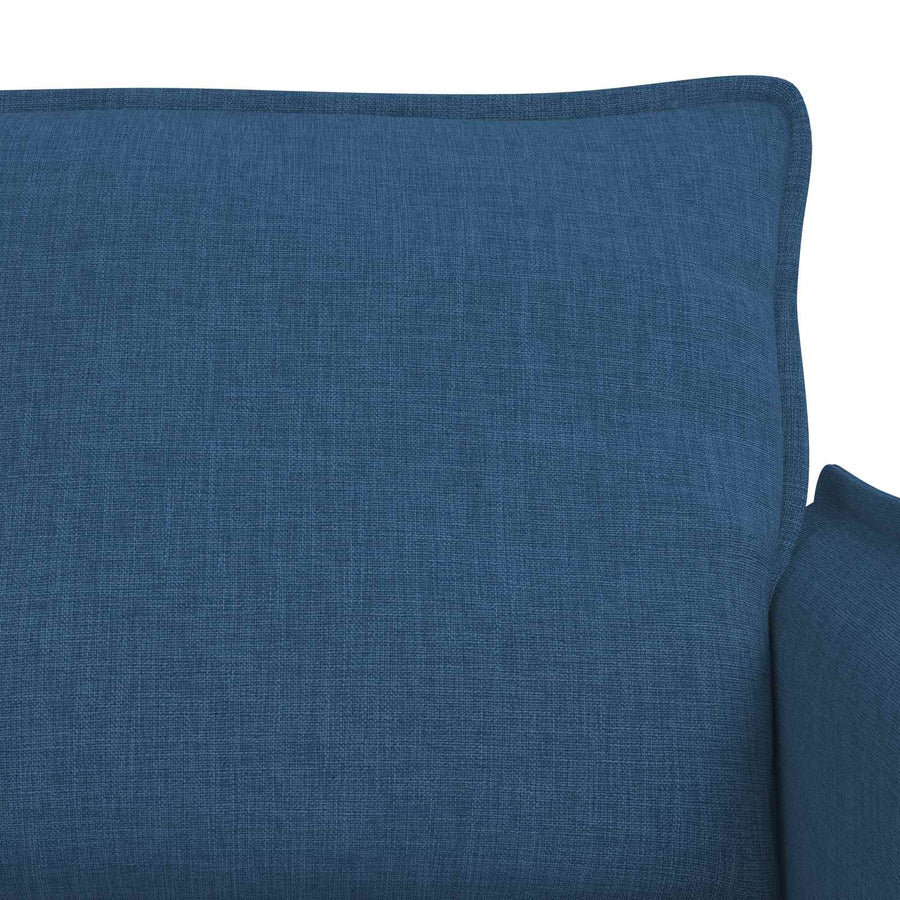 Bank 180cm 2 pcs Blauw Metaal