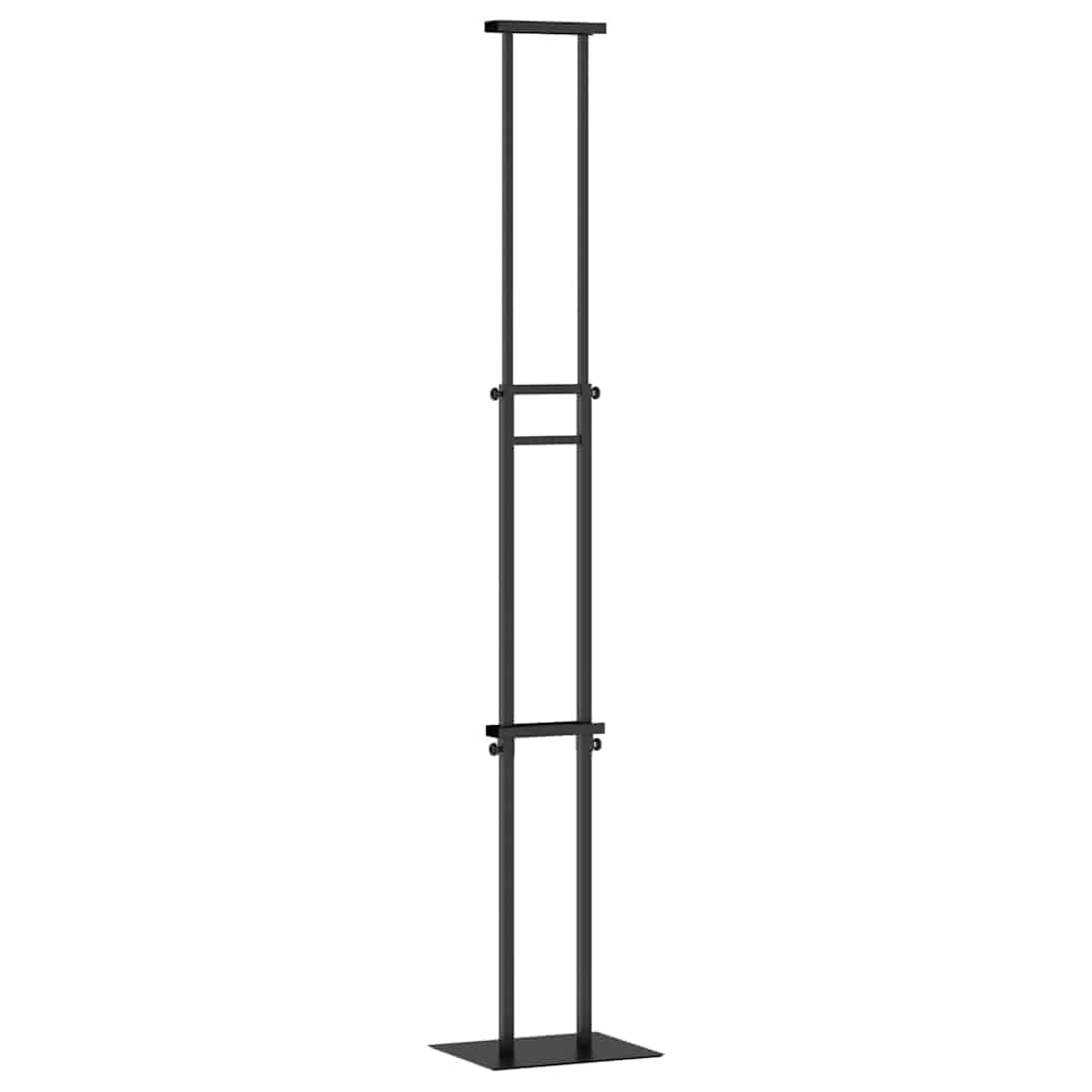 Beurs Displays 2 pcs Zwart 30 x 23,5 x 210 cm Staal