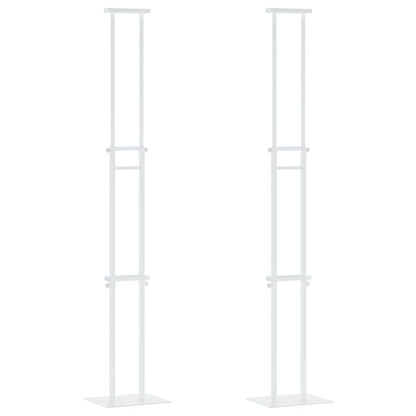Beurs Displays 2 pcs Wit 30 x 23,5 x 210 cm Staal