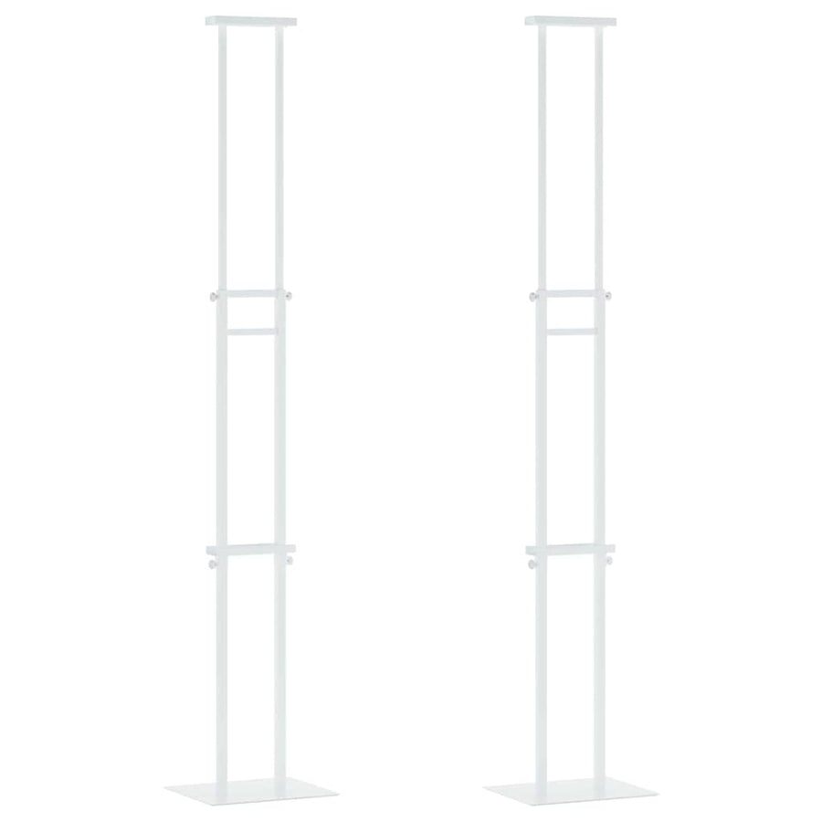 Beurs Displays 2 pcs Wit 30 x 23,5 x 210 cm Staal