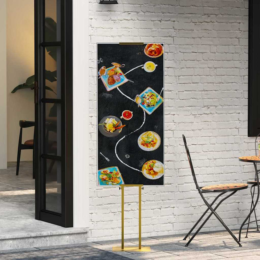 Beurs Displays 2 pcs Goud 30 x 24 x 208 cm IJzer