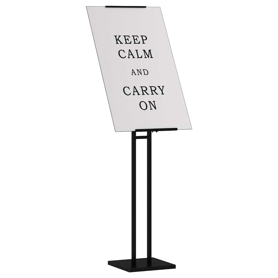 Beurs Displays 2 pcs Zwart 26.5 x 26.5 x 127 cm IJzer