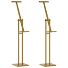 Beursdisplay 2 stuks goud 26,5x26,5x127 cm ijzer