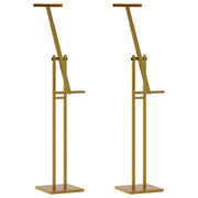 Beursdisplay 2 stuks goud 26,5x26,5x127 cm ijzer