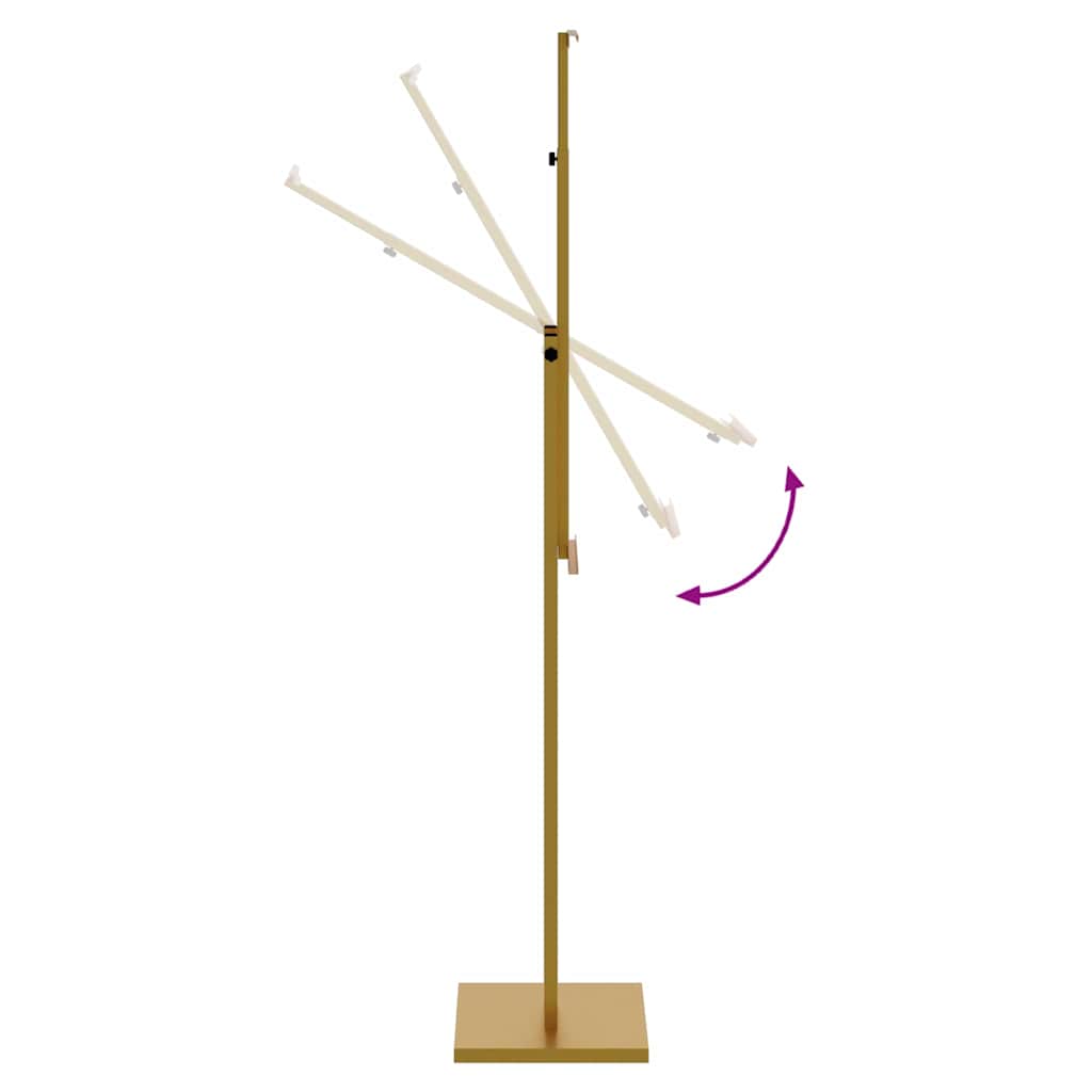 Beurs Displays 2 pcs Goud 26.5 x 26.5 x 127 cm IJzer