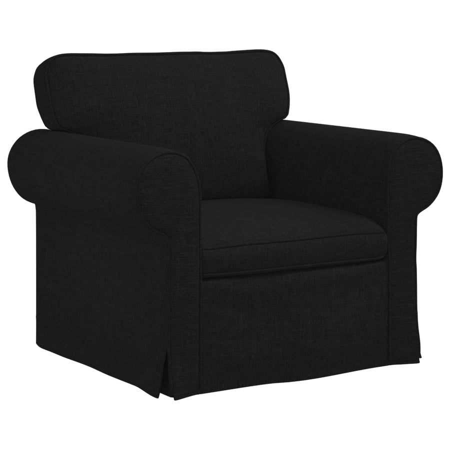Bank Zwart 215 x 82 x 80 cm Metaal