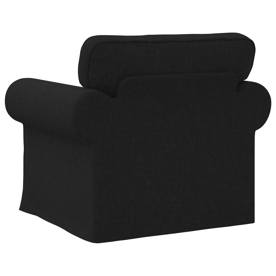 Bank Zwart 215 x 82 x 80 cm Metaal