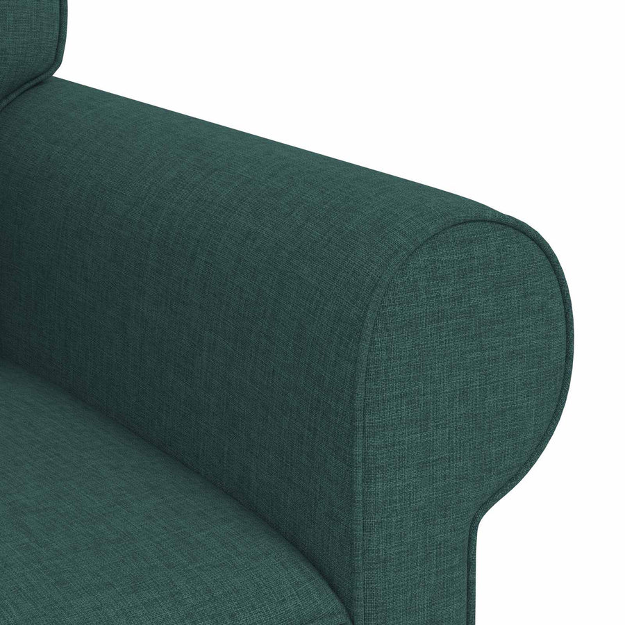 Bank Donkergroen 215 x 82 x 80 cm Metaal