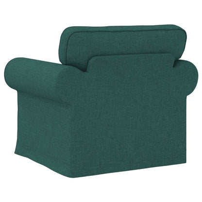 Bank Donkergroen 215 x 82 x 80 cm Metaal
