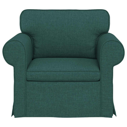 Bank Donkergroen 215 x 82 x 80 cm Metaal