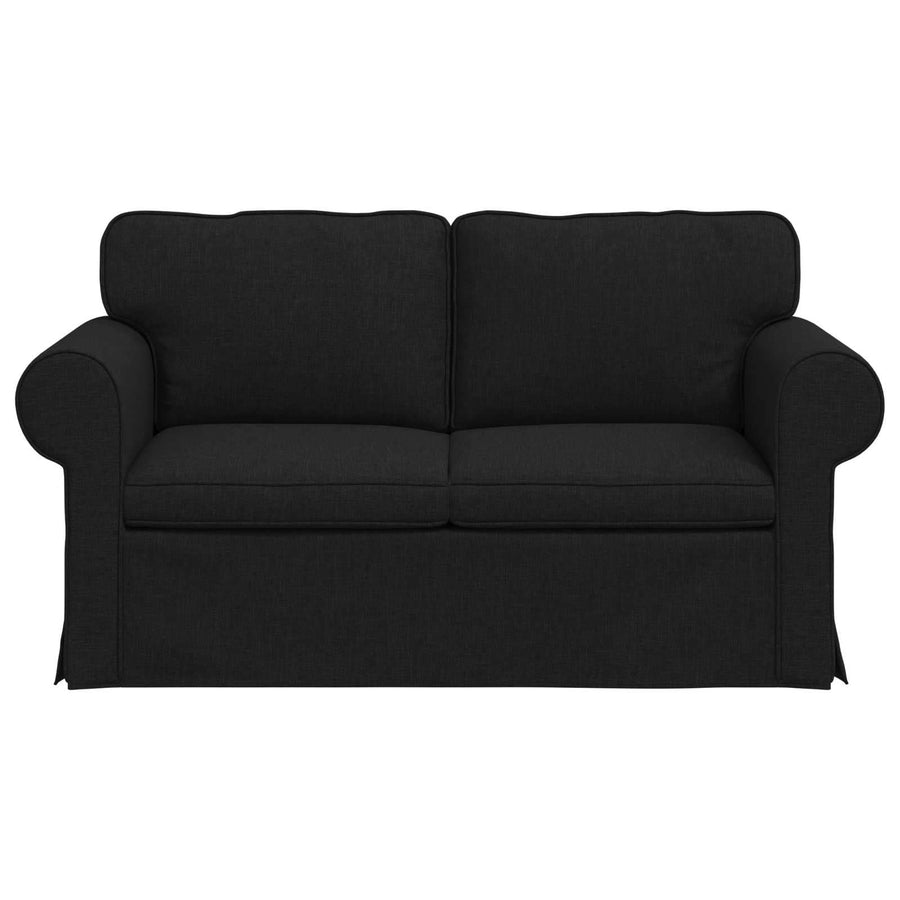 Bank Zwart 215 x 82 x 80 cm Metaal