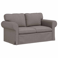 Bank Taupe 215 x 82 x 80 cm Metaal